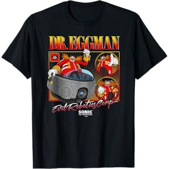 Gildan Hedgehog The Hedgehog Dr. Eggman Evil Robotics Corp Vintage Birthday Gifts Hot Trending T-Shirt Unisex S To 5Xl
