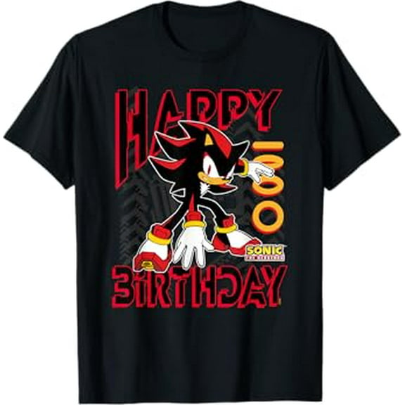 Gildan Hedgehog The Hedgehog Happy Birthday Shadow Grid Chest Poster Hot Trending T-Shirt Unisex S To 5Xl