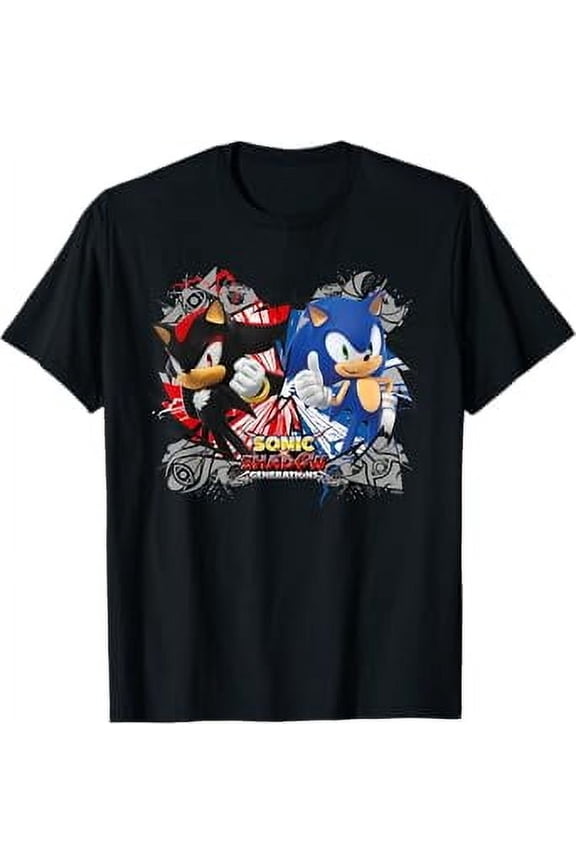 Hedgehog The Hedgehog, Hedgehog X Shadow Generations - Rivals Hot Trending T-Shirt Unisex S To 5Xl