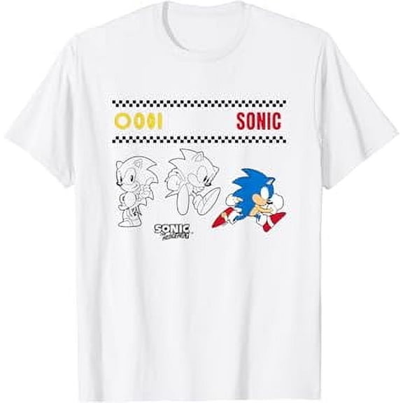 Gildan Hedgehog The Hedgehog Many Poses Cute Sketches Hot Trending T-Shirt Unisex S To 5Xl