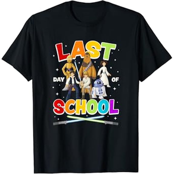 Gildan Hero Classic Last Day Of School Rainbow Bold Logo Hot Trending T-Shirt Unisex S To 5Xl