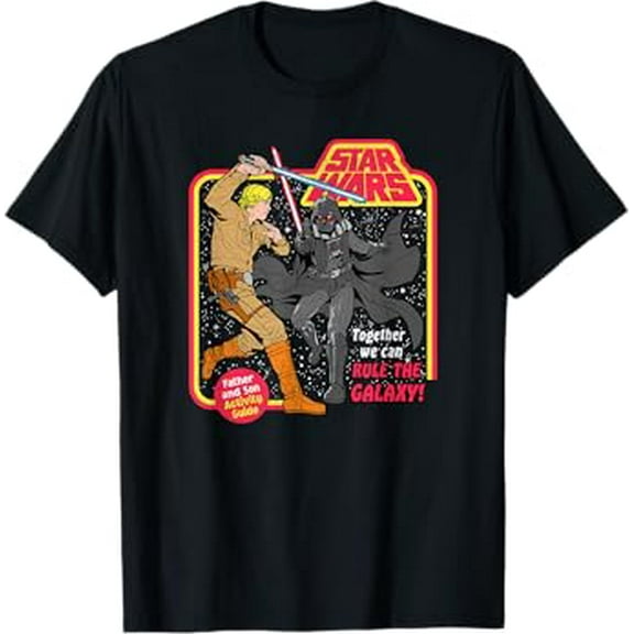 Gildan Hero Father'S Day Darth Vader & Luke Skywalker Rule Hot Trending T-Shirt Unisex S To 5Xl