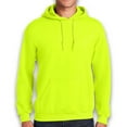 thumbnail image 1 of Gildan- High Visibility Safety Green Hooded Sweatshirt For Men | Heavy Blend Fleece Pullover Hi Vis Hooded Cowl Neck, 8oz, 50/50 Cotton/Polyester, Size 4XL, 1 of 5