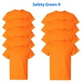 thumbnail image 1 of Gildan High Visibility Safety Pocket T-Shirt for Men, 50/50 Cotton/Polyester Hi-Vis Safety Work Tees, (Safety Orange 9pcs, 3XL), 1 of 5