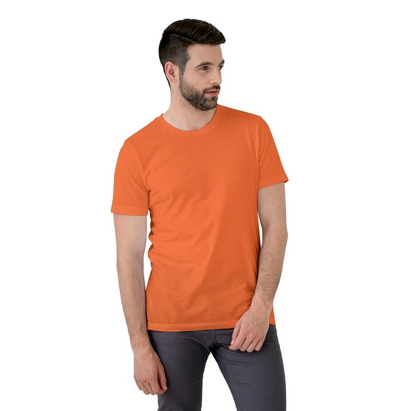 Gildan High Visibility Safety Shirts 50 Cotton/50 Polyester Mens Hi Vis Safety Work T-Shirt Safety Orange S