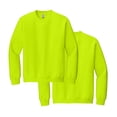 thumbnail image 1 of Gildan High Visibility Safety Sweatshirt - Heavy Blend Fleece Pullover, Seamless Safety Green, 8oz, Size S, Pack-2, 1 of 6