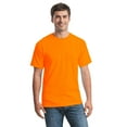 thumbnail image 1 of Gildan Men's High Visibility Short Sleeve Safety Work Shirt, 50/50 Cotton/Polyester Safety Shirt, (Safety Orange 1Pcs, Size - 2XL), 1 of 7