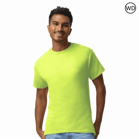 Gildan High Visibility Workwear T-Shirt for Men, Safety Green, 3XL