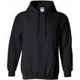 thumbnail image 1 of Gildan Hooded Sweatshirt Heavy Blend 18500 Small- Black, 1 of 4