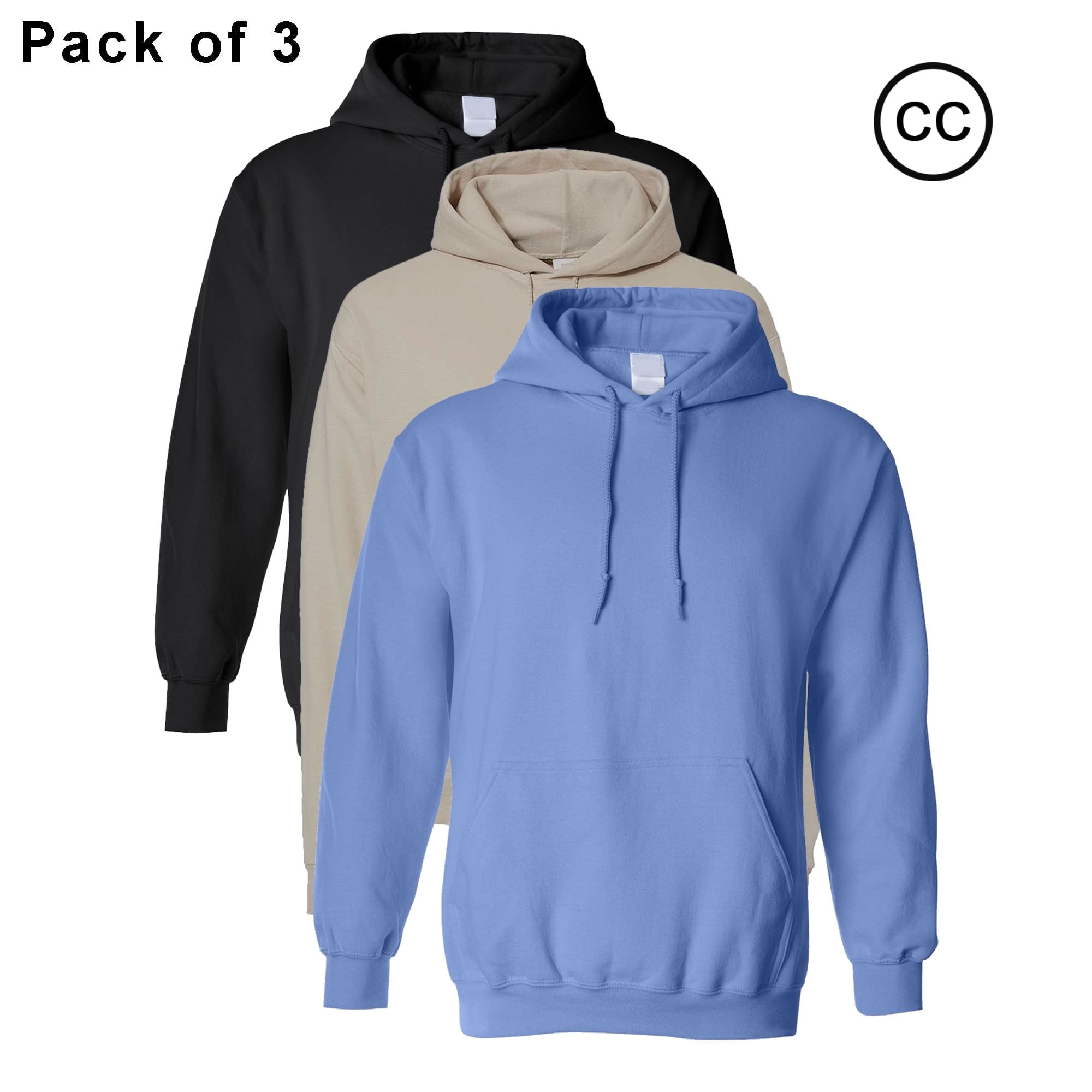 Gildan- Hooded Sweatshirt for Men | 8oz, 50/50 Cotton/Polyester