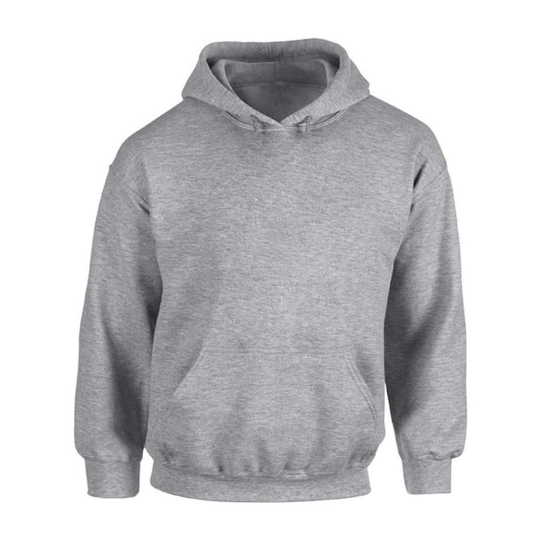 Gildan Heavy Blend Adult Unisex Hooded Sweatshirt/Hoodie Black - Large