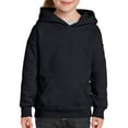 thumbnail image 1 of Gildan HvyBlend Hood Yth Black, 1 of 2