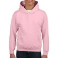 thumbnail image 1 of Gildan HvyBlend Hood Yth LtPnk, 1 of 2