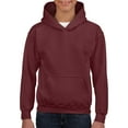 thumbnail image 1 of Gildan HvyBlend Hood Yth Mrn, 1 of 2