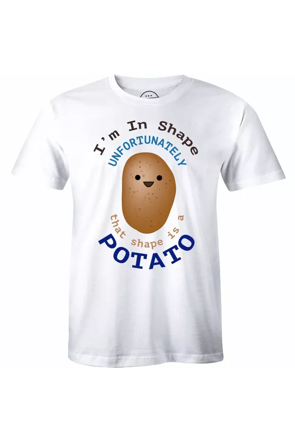 I'm In Shape Potato - Funny Gym T-shirt Mens Training Humour Workout Top