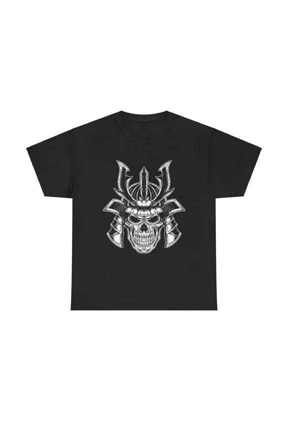 Japanese Demon Mask Samurai Warrior T-Shirt