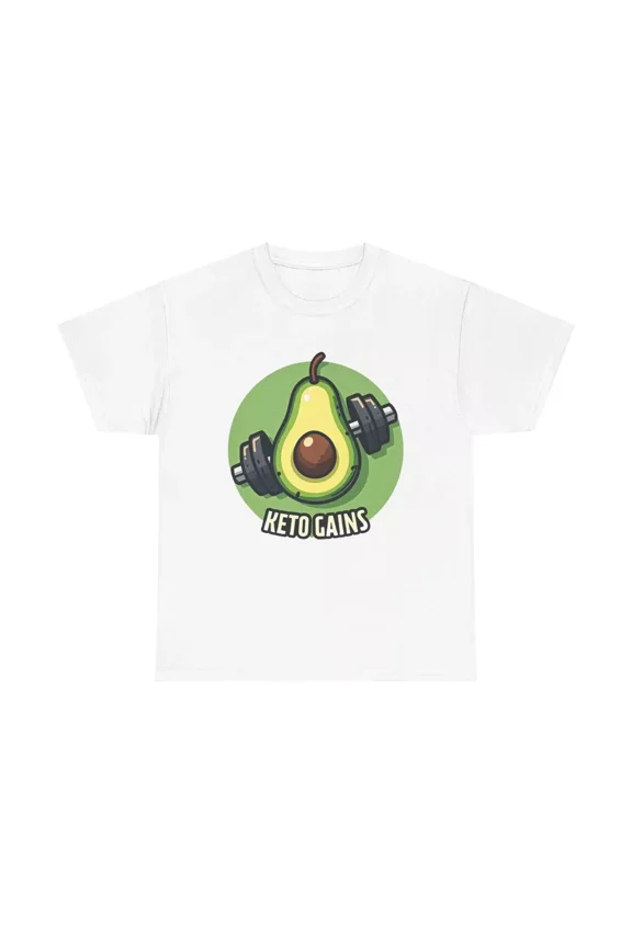 Keto Fitness T-Shirt - diet lifestyle gym workout health weight loss motivation