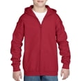 thumbnail image 1 of Gildan Kid's Heavy Blend Full Zip Hooded Sweatshirt, 1 of 2