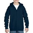 thumbnail image 1 of Gildan Kid's Heavy Blend Full Zip Hooded Sweatshirt, 1 of 1