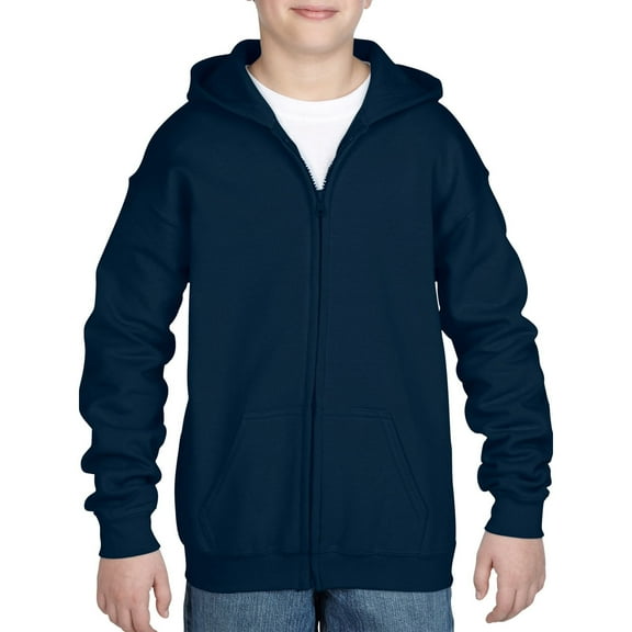 Gildan Kid's Heavy Blend Full Zip Hooded Sweatshirt