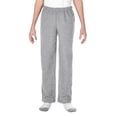 thumbnail image 1 of Gildan Kid's Heavy Blend Open Bottom Pocketed Sweatpant, 1 of 2
