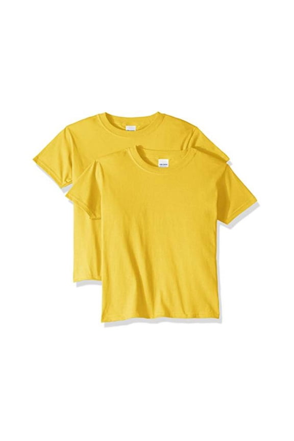 Kids' Big Heavy Cotton Youth T-Shirt, 2-Pack, Daisy,, Daisy, Size Small