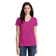 thumbnail image 1 of Gildan Ladies Heavy Cotton 100% Cotton V-Neck T-Shirt, 1 of 1