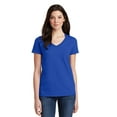 thumbnail image 1 of Gildan Ladies Heavy Cotton 100% Cotton V-Neck T-Shirt, 1 of 1
