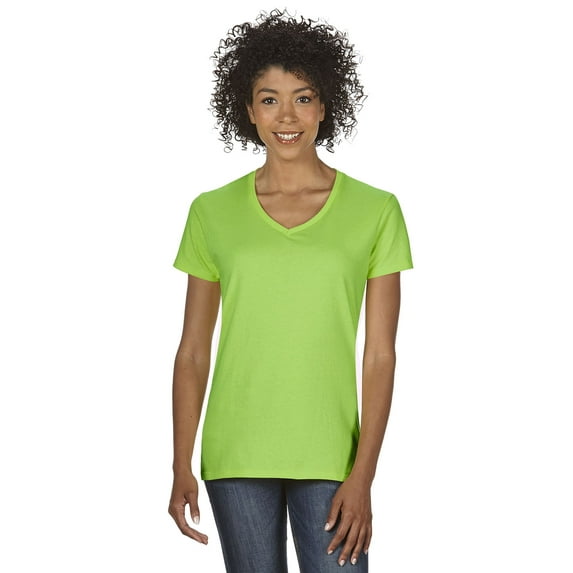 Gildan G500VL Ladies' Heavy Cotton™ 5.3 oz. V-Neck T-Shirt