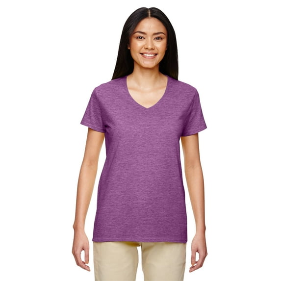 Gildan Ladies' Heavy Cotton™ 5.3 oz. V-Neck T-Shirt - G500VL