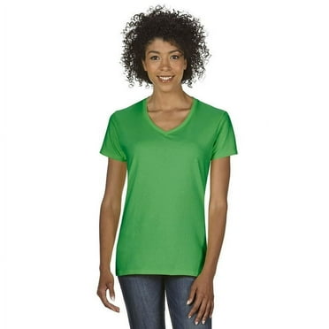 Gildan Ladies' Heavy Cotton™ 5.3 oz. V-Neck T-Shirt - G500VL