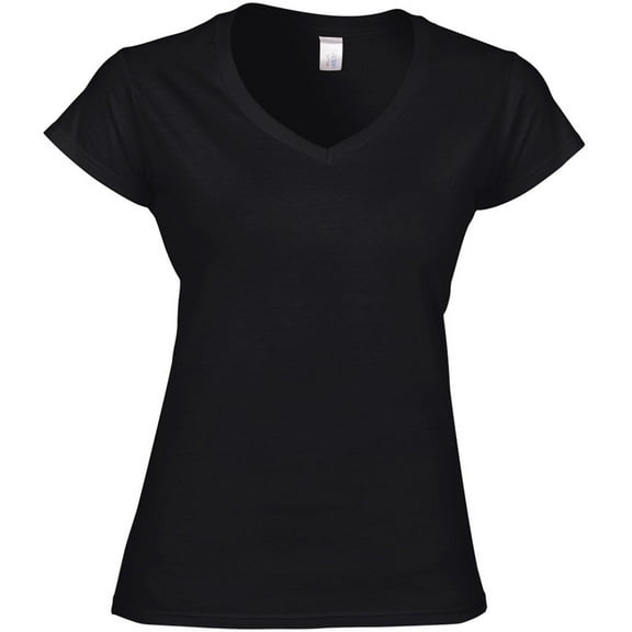 Gildan Womens Soft V Neck T-Shirt