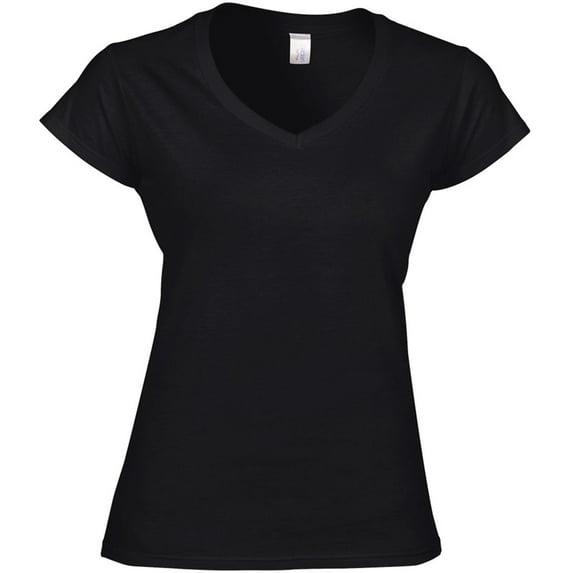 Gildan Womens Soft V Neck T-Shirt