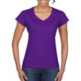 thumbnail image 1 of Gildan Ladies Soft Style Short Sleeve V-Neck T-Shirt, 1 of 5