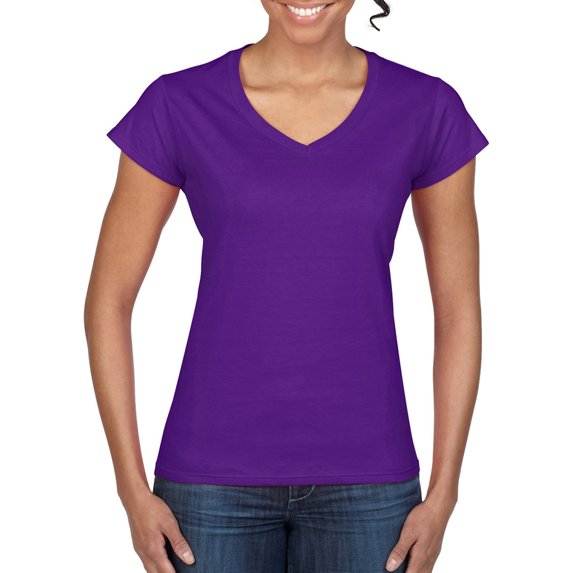 Gildan Ladies Soft Style Short Sleeve V-Neck T-Shirt