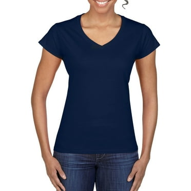 Gildan Ladies Soft Style Short Sleeve V-Neck T-Shirt
