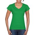 thumbnail image 1 of Gildan Ladies Soft Style Short Sleeve V-Neck T-Shirt, 1 of 5