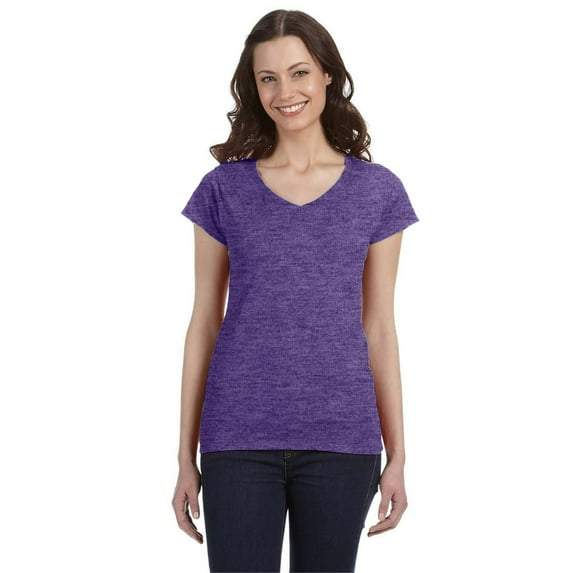 Gildan Ladies' SoftStyle 4.5 oz. Fitted V-Neck T-Shirt - G64VL