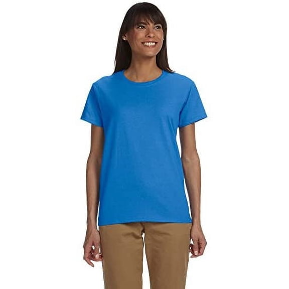 Gildan Ladies Ultra Cotton 6 oz T-Shirt G200L Iris 3XL