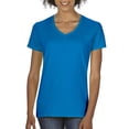 thumbnail image 1 of Gildan Lds HvyCtn VNeck Sapphr, 1 of 1
