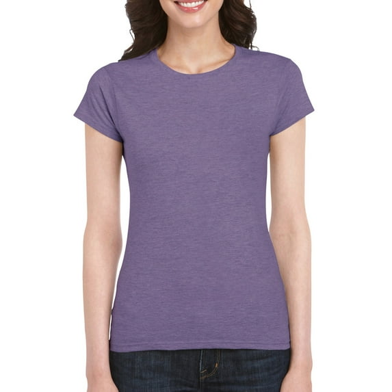 Gildan Lds Softstyle HthPurple