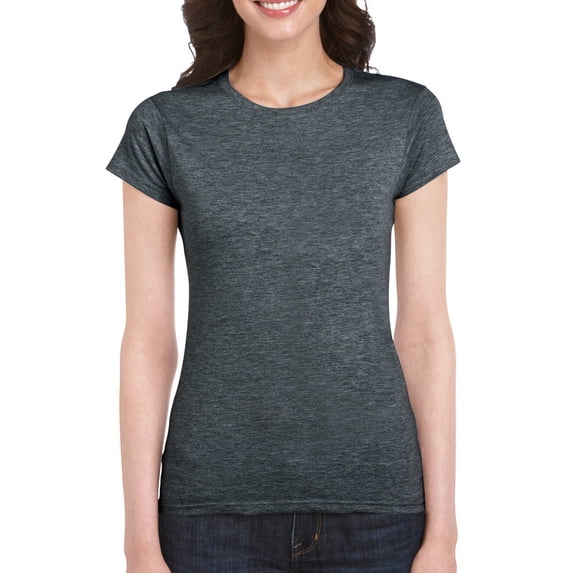 Gildan Lds Softstyle T DkHthr