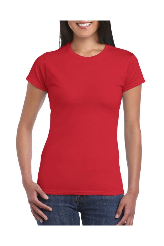 Lds Softstyle Tee Red