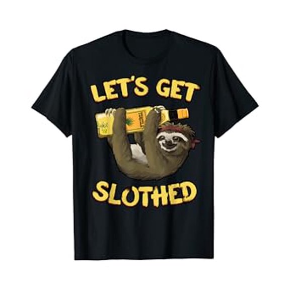 Gildan Let'S Get Slothed Sloth Tee Shirt Tequila St Patrick'S Day Hot Trending T-Shirt Unisex S To 5Xl
