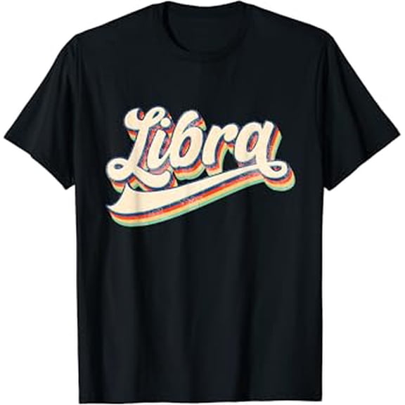 Gildan Libra Vintage Birthday Gifts Zodiac September October Birthday Astrology Hot Trending T-Shirt Unisex S To 5Xl