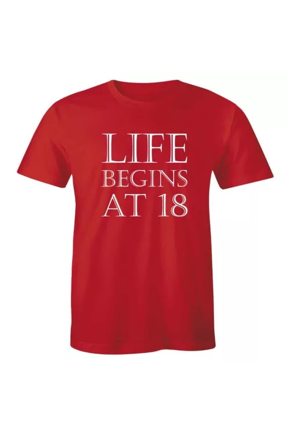 Life Begins At 18 Shirt BORN In 2001 Year of Legends 18th Birthday Gift Mens