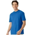 thumbnail image 1 of Gildan Light Cotton Short Sleeve T-Shirt, Modern Classic Fit Crewneck Tee for Men, Royal, 3XL, 1 of 5