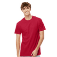 thumbnail image 1 of Gildan Light Cotton T-Shirt for Men, Adult Crewneck Tee, 100% U.S. cotton, Red Tee, M, 1 of 5