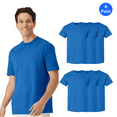 thumbnail image 1 of Gildan Light Cotton T-Shirt for Men, Royal Crewneck Short Sleeve Pack of 6, Summer Casual Small Tee, 1 of 5