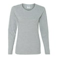 thumbnail image 1 of Gildan Long Sleeve Crew Neck Heavy Cotton T-Shirt (Women's), 1 of 5